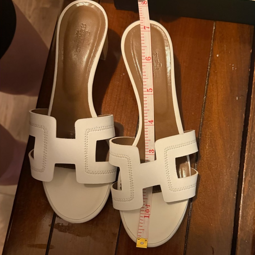🛍️ Hermes size 38 Slide Sandals - gift - authentic - Picture 16 of 16